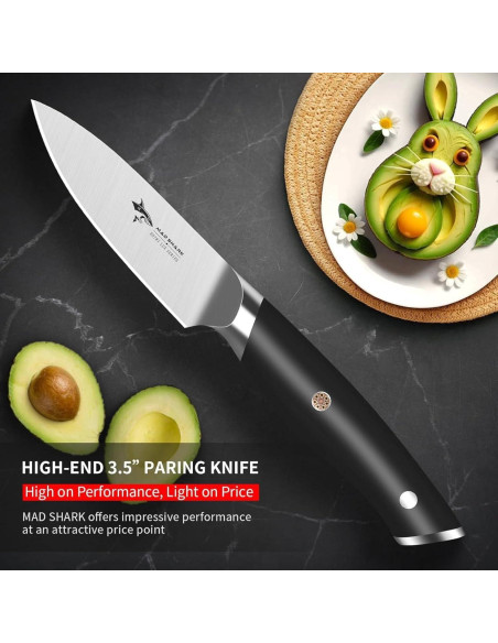 Cuchillo de Pelar MAD SHARK 3.5" Acero Inoxidable Ergonómico Cuchillo de Pelar MAD SHARK 3.5" Acero Inoxidable Ergonómico