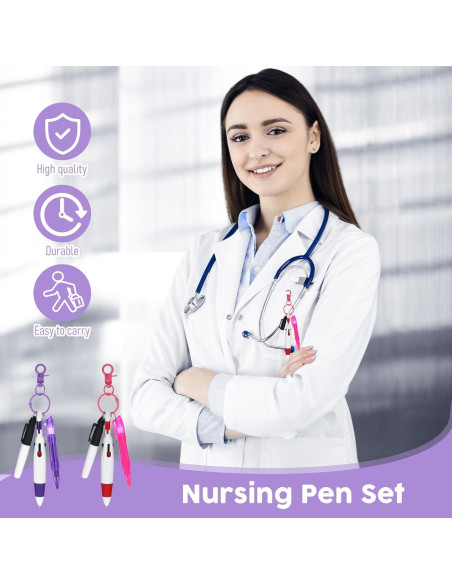 Bolígrafos Mini YBEATY 2 Paquete con Punta de Resaltador Bolígrafos Mini YBEATY 2 Paquete con Punta de Resaltador