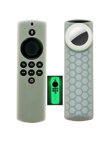 Funda para Control Remoto Fire Stick Lite con Soporte AirTag Verde Funda para Control Remoto Fire Stick Lite con Soporte AirTag Verde