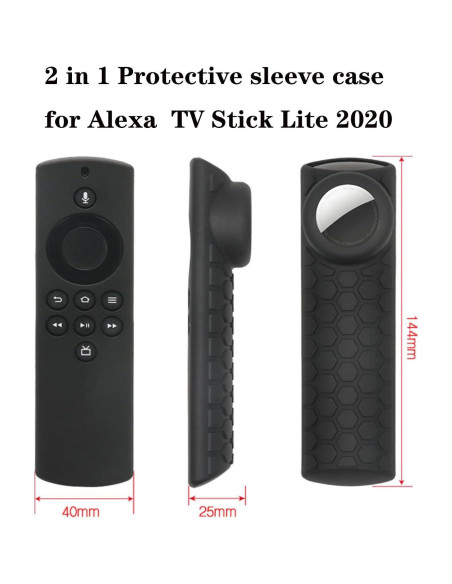 Funda para Control Remoto Fire Stick Lite con Soporte AirTag Verde Funda para Control Remoto Fire Stick Lite con Soporte AirTag Verde