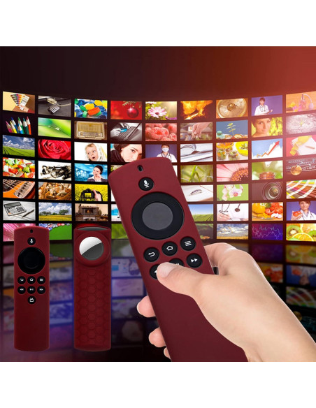 Funda para Control Remoto Fire Stick Lite con Soporte AirTag Verde Funda para Control Remoto Fire Stick Lite con Soporte AirTag Verde