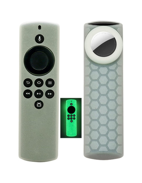 Funda para Control Remoto Fire Stick Lite con Soporte AirTag Verde Funda para Control Remoto Fire Stick Lite con Soporte AirTag Verde