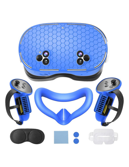 Set de Cubierta de Silicona 7 en 1 ETAVR para Oculus Meta Quest 3S Set de Cubierta de Silicona 7 en 1 ETAVR para Oculus Meta Quest 3S