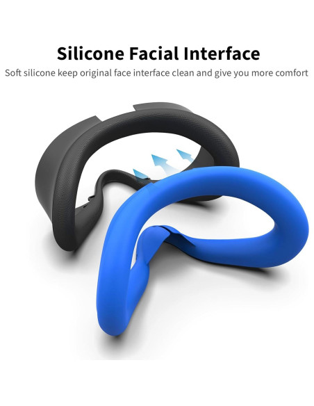 Set de Cubierta de Silicona 7 en 1 ETAVR para Oculus Meta Quest 3S Set de Cubierta de Silicona 7 en 1 ETAVR para Oculus Meta Quest 3S