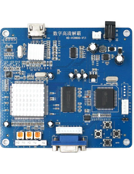 Convertidor de Video VGA a HDMI Mcbazel 24 bits con Cable Convertidor de Video VGA a HDMI Mcbazel 24 bits con Cable