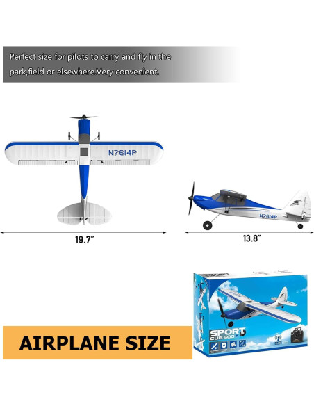 Avión RC RCSHOBBY Sport Cub 500 S2 con Estabilizador Avión RC RCSHOBBY Sport Cub 500 S2 con Estabilizador