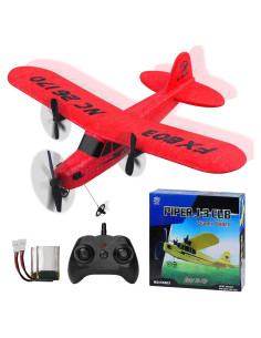Avión RC DEEGOO FX803 Rojo 2CH Fácil de Volar