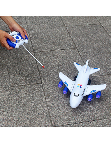 Avión Control Remoto Tipmant 8008 con Luz y Música