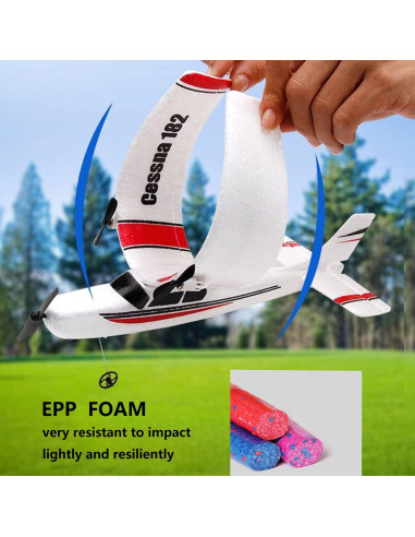 Avión RC Ouhgnoh FX-801 EPP 2 Canales Fácil de Volar