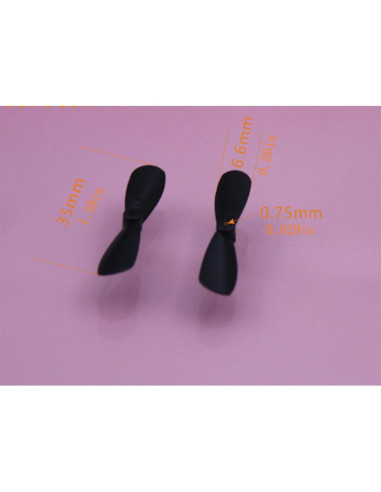 Hélices Mini Quadcopter Wurenji 35mm 20 Piezas
