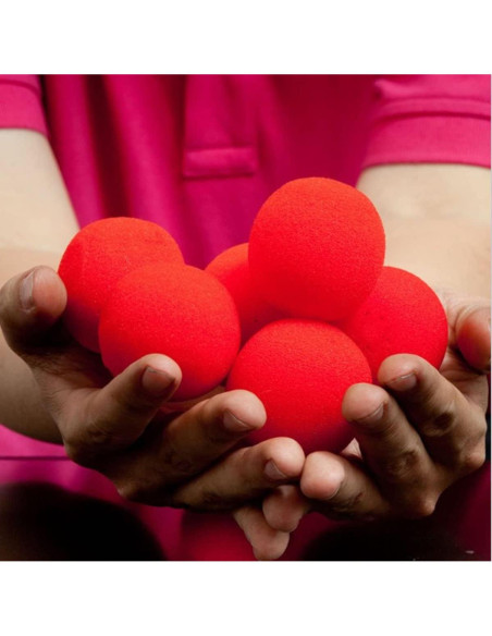 Bolas de Esponja Suave He Andi 12PC 4,45 cm para Magia Bolas de Esponja Suave He Andi 12PC 4,45 cm para Magia