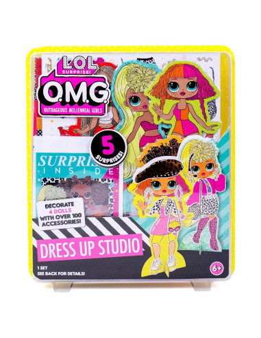 Estudio de Vestir L.O.L. Surprise! O.M.G. 4 Muñecas y Accesorios