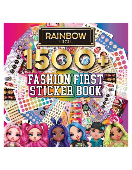 Libro de Stickers Rainbow High 1500+ Piezas 43 Hojas Libro de Stickers Rainbow High 1500+ Piezas 43 Hojas
