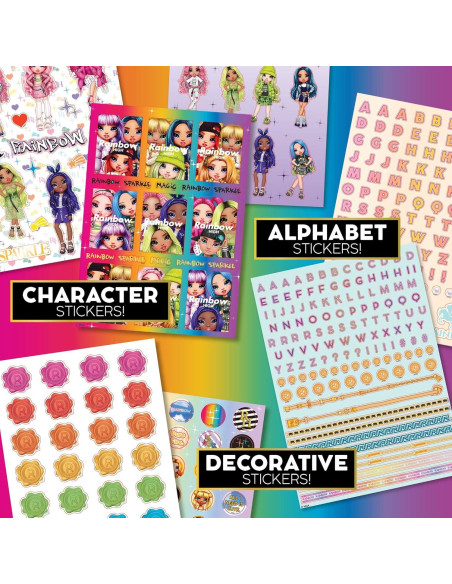 Libro de Stickers Rainbow High 1500+ Piezas 43 Hojas Libro de Stickers Rainbow High 1500+ Piezas 43 Hojas