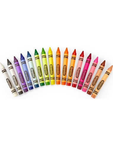 Crayones Grandes Crayola 16 Colores Clásicos No Tóxicos