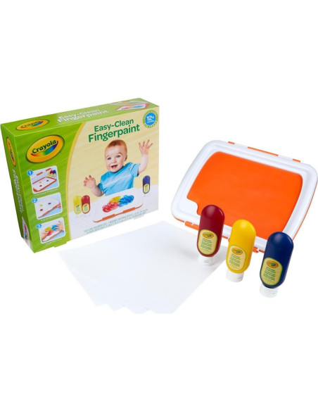 Set de Pintura con Dedos Crayola Lavable 3 Colores 148 ml Set de Pintura con Dedos Crayola Lavable 3 Colores 148 ml