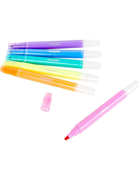 Marcadores Fluorescentes Borrables Crayola Take Note 6 Pzas Marcadores Fluorescentes Borrables Crayola Take Note 6 Pzas