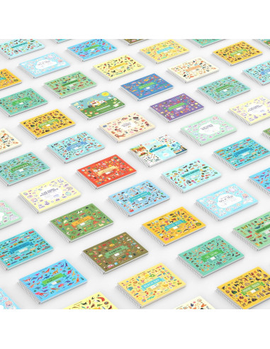 Libro de Stickers de Reptiles CUPKIN para Niños 500+ Stickers