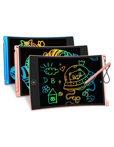 Tableta de Escritura LCD Bravokids 8.5" Colorida para Niños Tableta de Escritura LCD Bravokids 8.5" Colorida para Niños