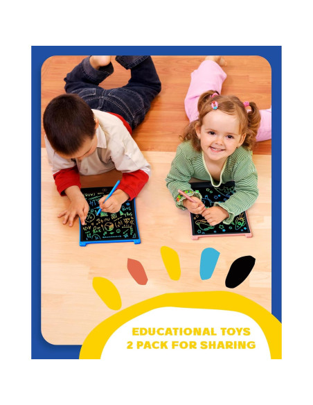 Tableta de Escritura LCD Bravokids 8.5" Colorida para Niños Tableta de Escritura LCD Bravokids 8.5" Colorida para Niños