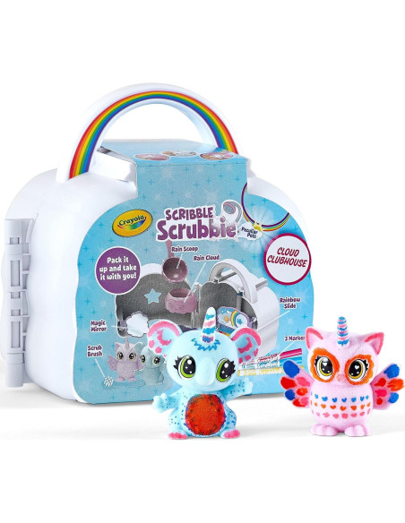 Set Crayola Scribble Scrubbie Cloud con 2 Figuras y Accesorios Set Crayola Scribble Scrubbie Cloud con 2 Figuras y Accesorios