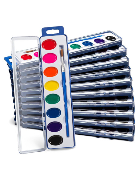 Conjunto de Pintura Acuarela Bedwina 12 Paquetes 8 Colores Conjunto de Pintura Acuarela Bedwina 12 Paquetes 8 Colores