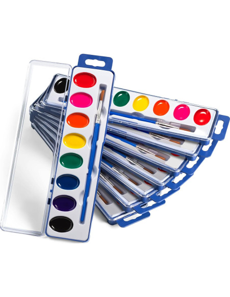 Conjunto de Pintura Acuarela Bedwina 12 Paquetes 8 Colores Conjunto de Pintura Acuarela Bedwina 12 Paquetes 8 Colores