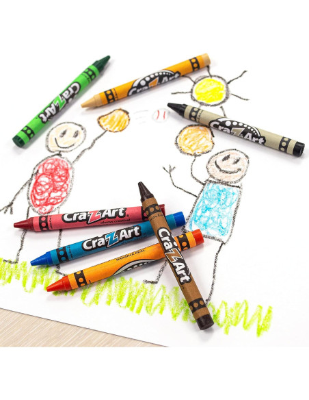 Cra-Z-Art 16 Crayones Jumbo Lavables Multicolor para Niños Cra-Z-Art 16 Crayones Jumbo Lavables Multicolor para Niños