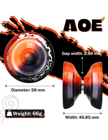 Yoyo Profesional 7YO AOE Doble Función para Niños