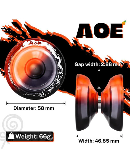 Yoyo Profesional 7YO AOE Doble Función para Niños Yoyo Profesional 7YO AOE Doble Función para Niños