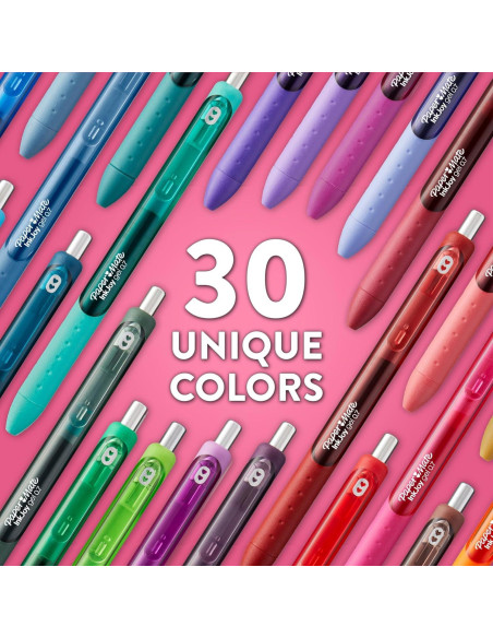 Bolígrafos de Gel Paper Mate InkJoy, 36 Colores, Punta 0.7mm Bolígrafos de Gel Paper Mate InkJoy, 36 Colores, Punta 0.7mm