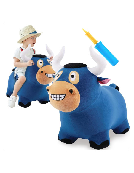 Juguete Inflable Toro Saltarín iPlay, iLearn 1.5kg 55.88cm Juguete Inflable Toro Saltarín iPlay, iLearn 1.5kg 55.88cm