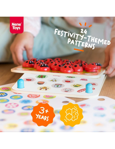 Juego de Memoria Nene Toys - Extensión Festividades 24 Tarjetas