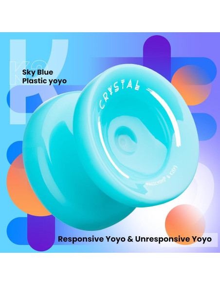 Yoyo MAGICYOYO K2 Azul Cielo para Niños y Principiantes Yoyo MAGICYOYO K2 Azul Cielo para Niños y Principiantes