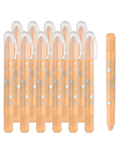 Crayones Acuarelables PATIKIL 12 Piezas Beige