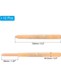 Crayones Acuarelables PATIKIL 12 Piezas Beige 2