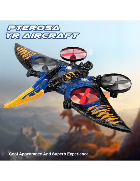 Dron Pterodáctilo Jaming RC 30.99x19.56cm 2 Baterías Azul Dron Pterodáctilo Jaming RC 30.99x19.56cm 2 Baterías Azul