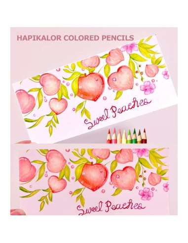 Set de 72 Lápices de Colores Hapikalor Profesionales