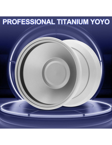 Yoyo Profesional YOYOSTUDIO TC4-7 Titanio No Responsivo Yoyo Profesional YOYOSTUDIO TC4-7 Titanio No Responsivo