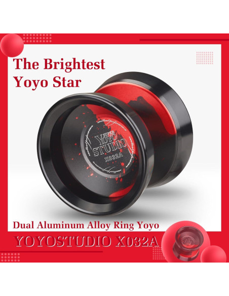 Yoyo Profesional YOYOSTUDIO X032A con Anillos de Aluminio Yoyo Profesional YOYOSTUDIO X032A con Anillos de Aluminio