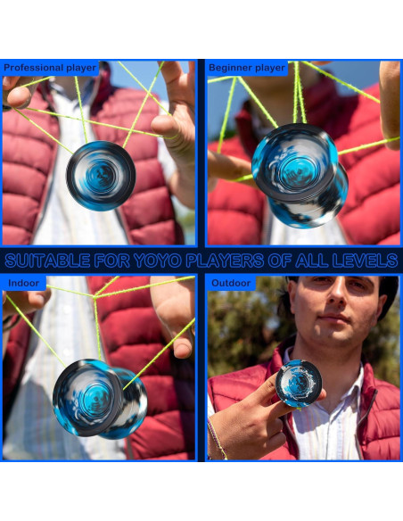Yoyo Profesional WATIEOBOO 301A para Niños y Adultos - Metal Yoyo Profesional WATIEOBOO 301A para Niños y Adultos - Metal