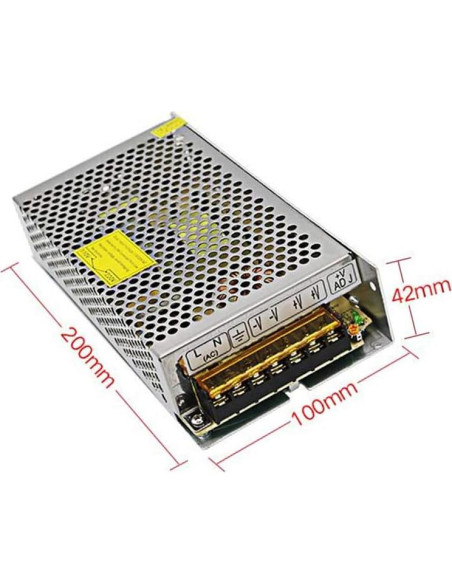 Fuente de Alimentación Conmutada 12V 10A 120W Velain Fuente de Alimentación Conmutada 12V 10A 120W Velain
