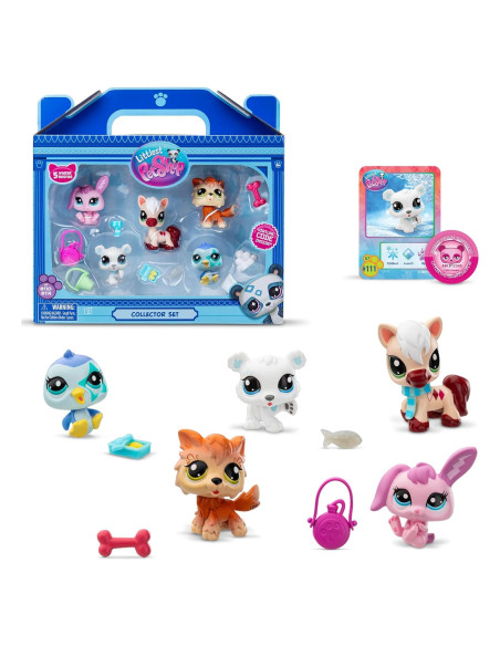 Littlest Pet Shop Conjunto Invierno 5 Mascotas y Accesorios Littlest Pet Shop Conjunto Invierno 5 Mascotas y Accesorios