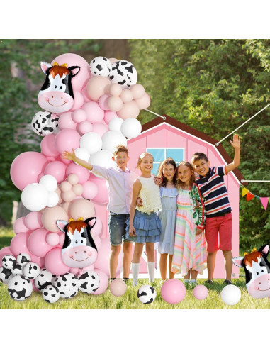 Kit de Decoración de Fiesta de Granja con Globos Ojustbeok