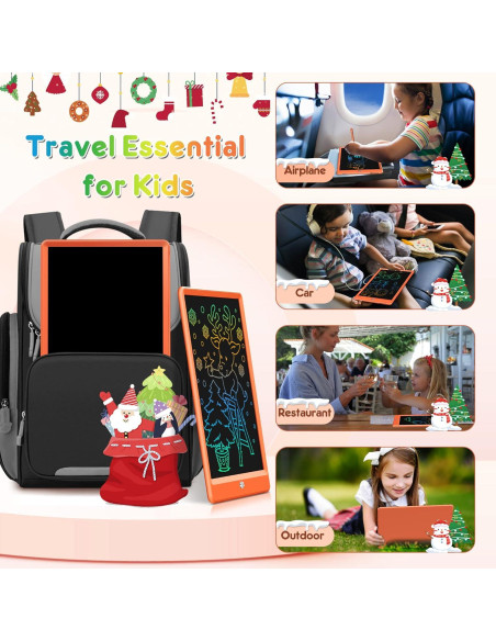Tableta de Dibujo LCD FLUESTON 10" Naranja para Niños Tableta de Dibujo LCD FLUESTON 10" Naranja para Niños