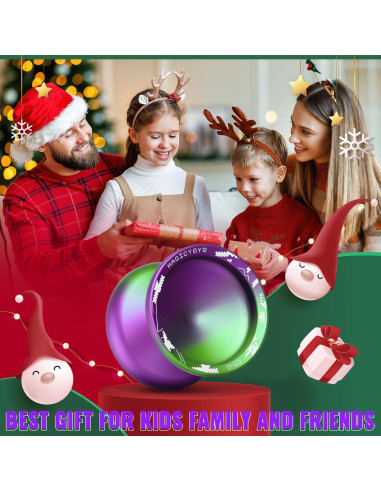 Yoyo Profesional MAGICYOYO V10 Negro Azul con Accesorios