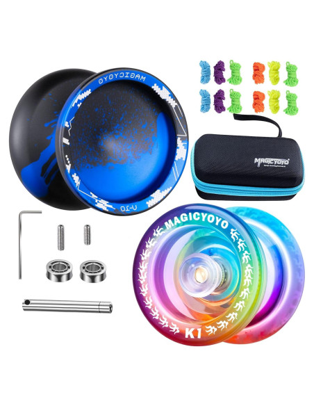 Paquete de 2 Yoyos MAGICYOYO V10 y K1 para Principiantes Paquete de 2 Yoyos MAGICYOYO V10 y K1 para Principiantes