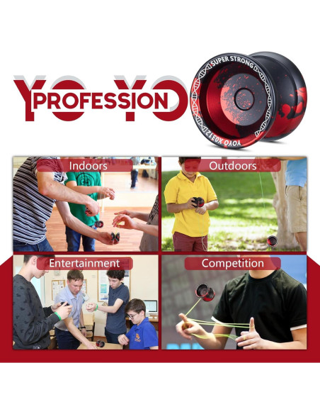 Yoyo Profesional YOYOSTUDIO X0312 para Trucos con Dedo Yoyo Profesional YOYOSTUDIO X0312 para Trucos con Dedo