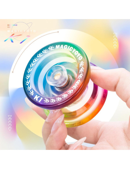 YoYo MAGICYOYO K1-Plus para Niños + 12 Cuerdas y Guante YoYo MAGICYOYO K1-Plus para Niños + 12 Cuerdas y Guante