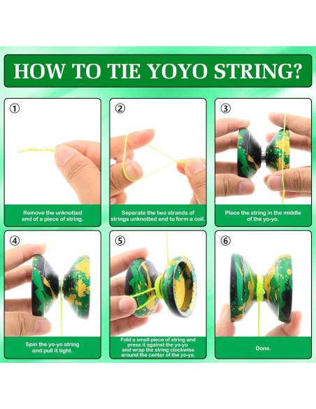 Yoyo Profesional YoYoStudio X0312 para Trucos - Negro Verde Yoyo Profesional YoYoStudio X0312 para Trucos - Negro Verde